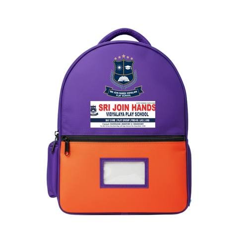 Sri Join Hands Vidyalaya Play School custom branded school bag