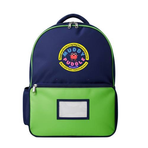 Muddy Puddle custom branded school bag